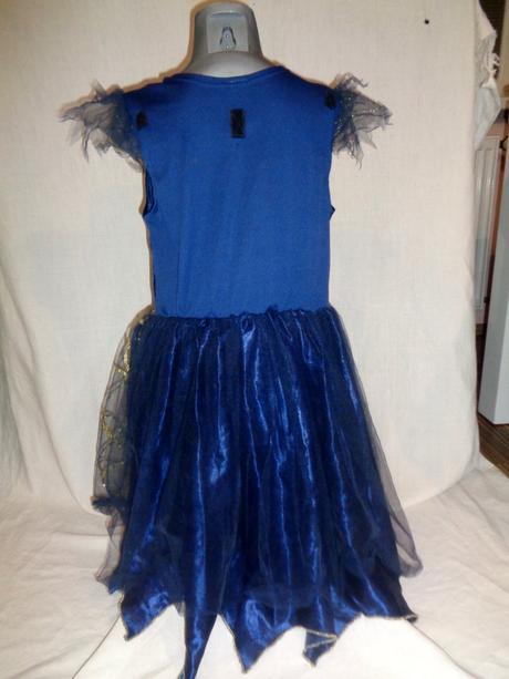 Karneval - královna helloween + paruka - 11-12 let,