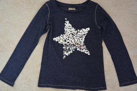 Nextová trika - se srdíčky, s hvězdou, next,122