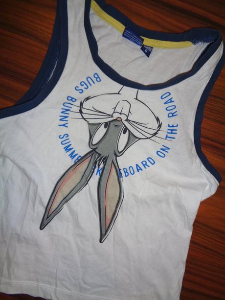 Super bílé tílko se zajícem, 116