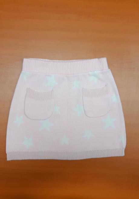 Dívčí úpletová sukně h&m 122/128 hvězdičky, h&m,122