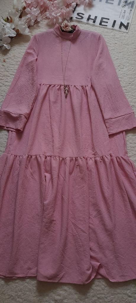 Shein volánové dlouhé šaty, m