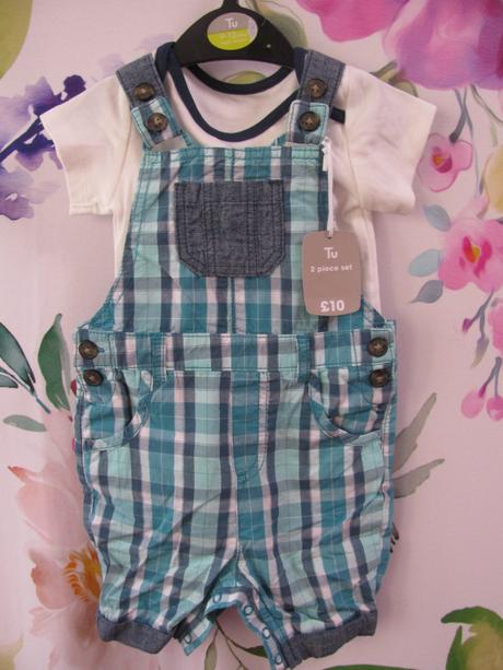 Letní souprava-kraťasy s laclem + body v.9-12 měs., tu,80