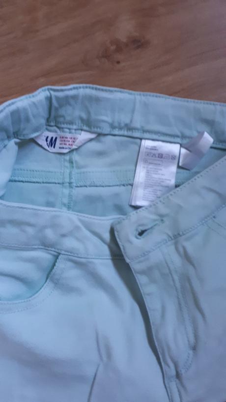 Mentolové šortky, kraťasy, h&m,146