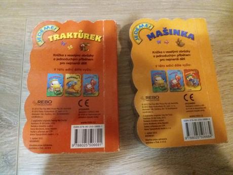 Leporela traktůrek a mašinka,