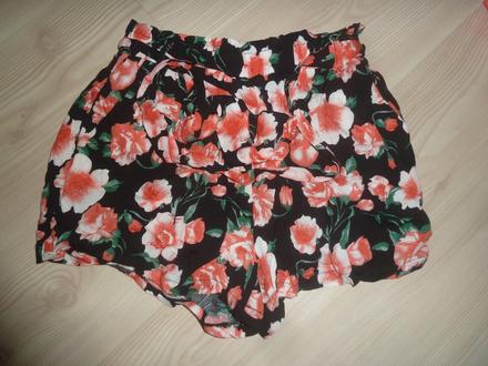 Květované lehké volné šortky, gate,158