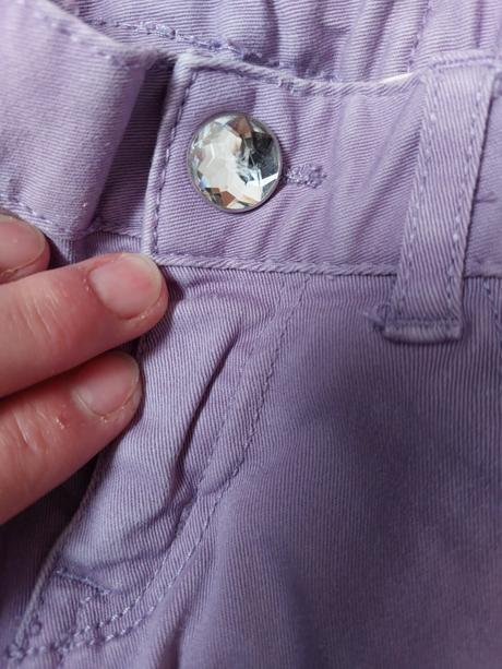 Džíny s kamínkem, h&m,98