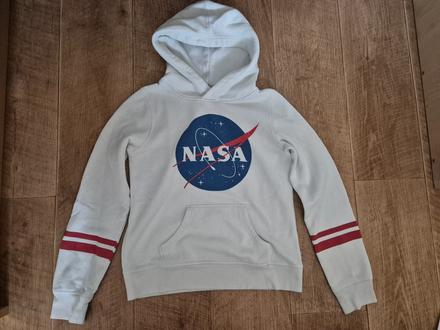 Dívčí mikina s kapucou nasa - h&m vel. 146/152, h&m,146