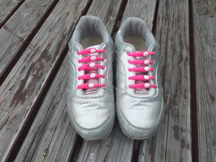 Tenisky pro holky - stříbrné, vel. 36, 36