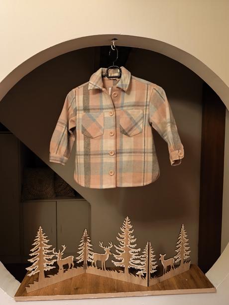 Károvaná košilová bunda 98/104, sinsay,98