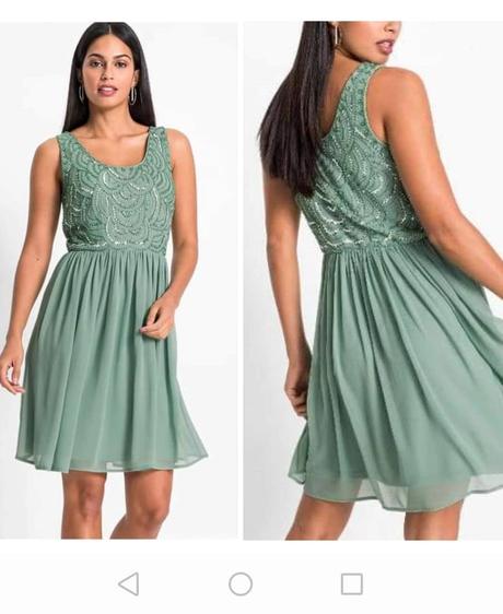 Luxusní šaty mint vel 48, 48