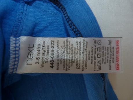 Next 2 ks triček s auty vel.68, next,68