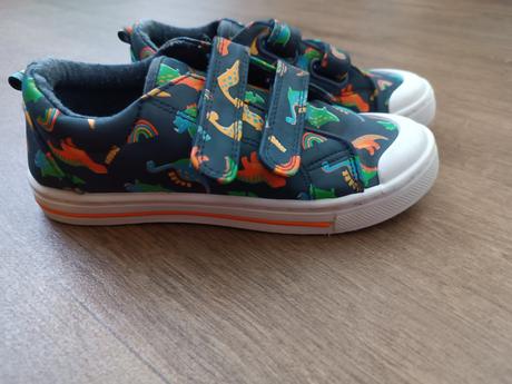 Chlapecké plátěné tenisky f&f, vel.31, dinosauři, f&f,31