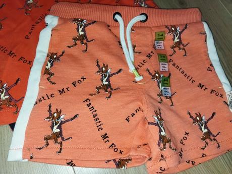 Komplet tričko+ kraťasy s fox 104, marks & spencer,104