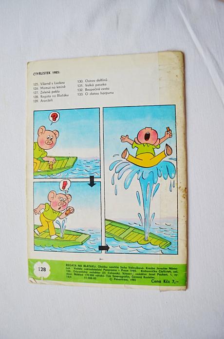Dětský časopis čtyřlístek 128/ regata na blaťaku,