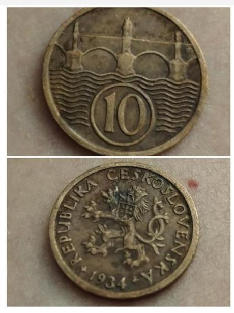 Historické 5ti a 10ti haléře 1922-1938,
