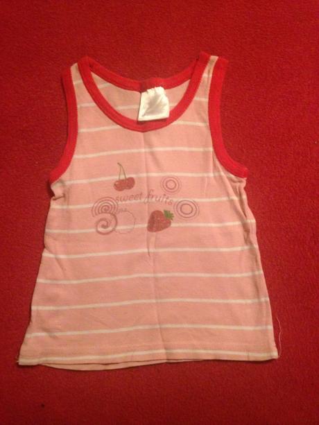 Dívčí tílko jahody, třešně, jahůdky a třešně, 86