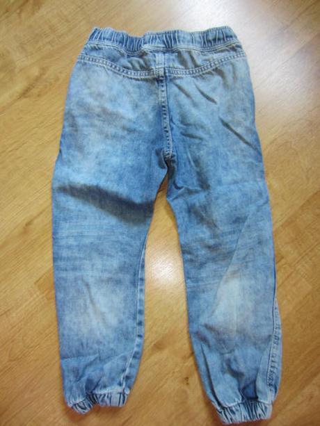 Džíny, rifle do gumy, h&m,110