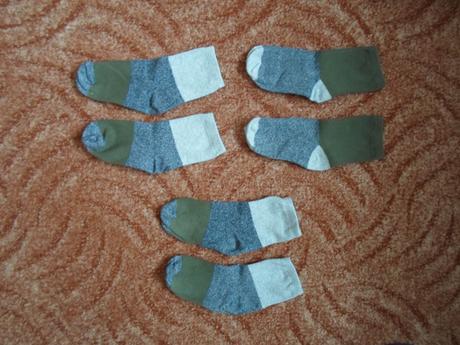 Šedé ponožky 3 páry, 31