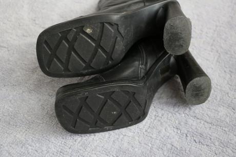 Krásné černé kozačky baťa vel. 38, baťa,38
