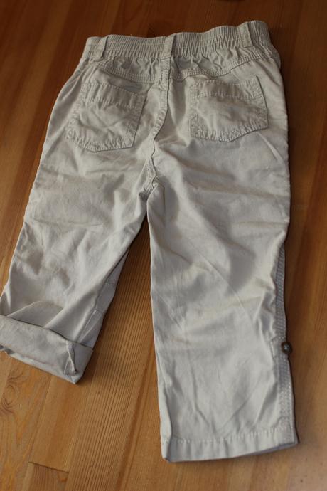 Bavlněné roll-up letní kalhoty, f&f,86