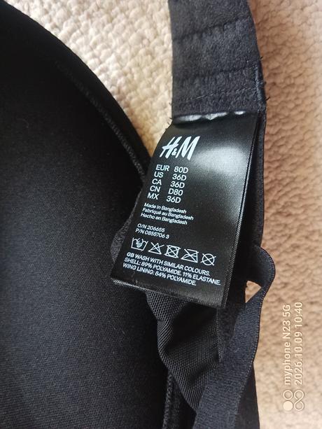 Podprsenka zn."h&m" vel."80d", h&m,80d