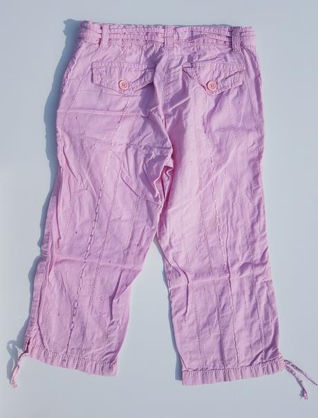 L98 dívčí 3/4 plátěné kalhoty vel. 122, next,122