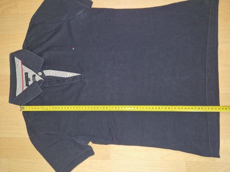 Tričko s límečkem tm. modré tommy hilfiger, tommy hilfiger,xl
