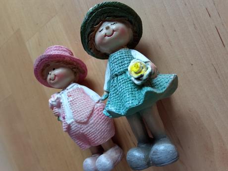 Dekorační postavičky holka-kluk, 