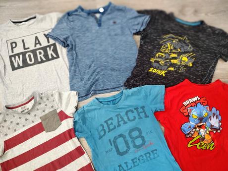 Trika dl.+ kr.rukáv + košile vel.146, 140–152