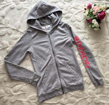 Mikina šedá adidas - v.11/12 let, adidas,152