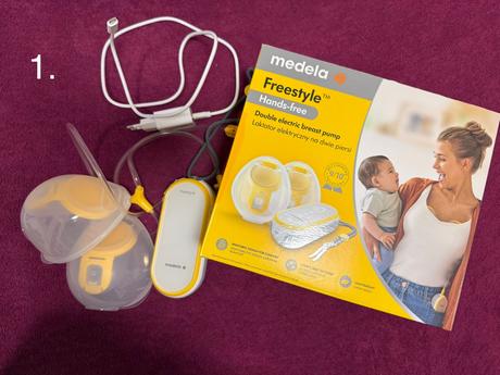 Odsávačka mléka medela double freestyle hands-free, 
