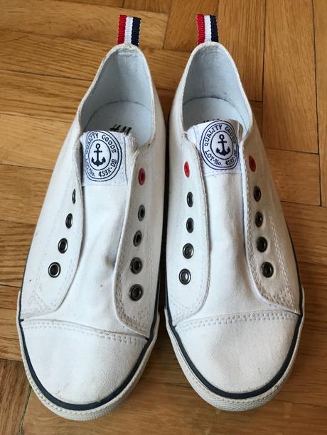 Tenisky kecky plátěnky, h&m,33