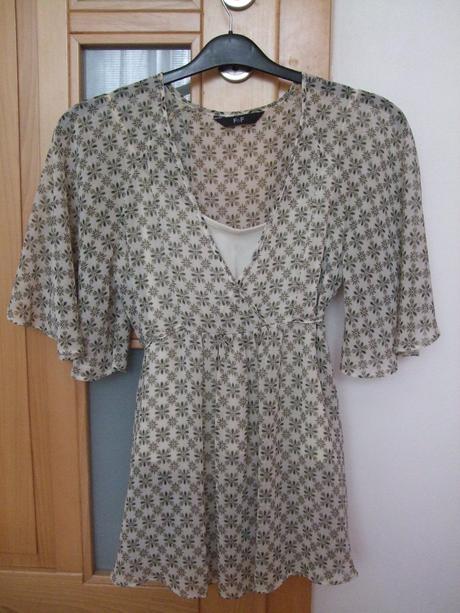 Elegantná tehotenská blúza/tunika s topom f&f, f&f,36