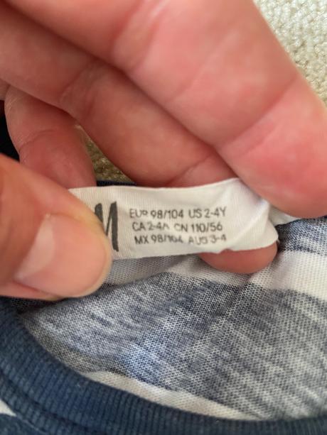 Bagříkové tilko, h&m,98