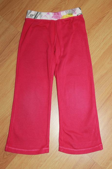 Tepláky wolf, malinové, barevný pas, v. 104, wolf,104