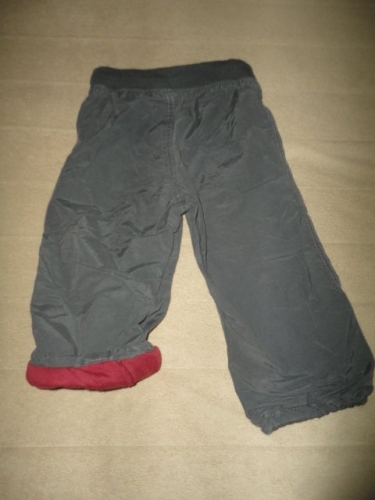 Vypodložené kalhoty h+m, vel. 86/92 (1,5-2 roky), h&m,92