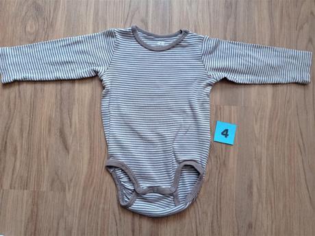 Body dlouhý rukáv h&m organic cotton 62-68, h&m,62