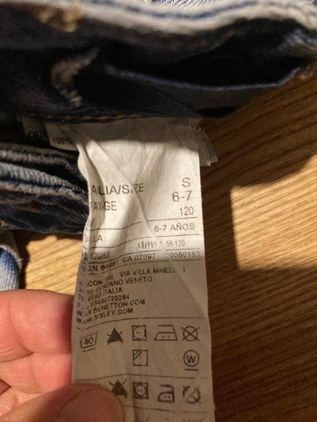 Džínové kraťasy benetton, benetton,122