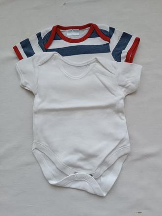 Dětské body krátký rukáv, 50