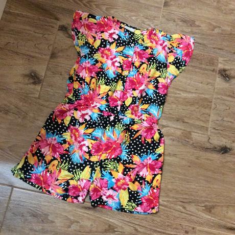 Lehoučký letní barevný overal, matalan,146