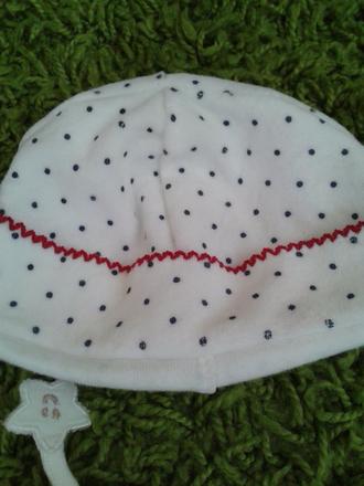 Sametová bavlněná čepička zn.debenhams, debenhams,68