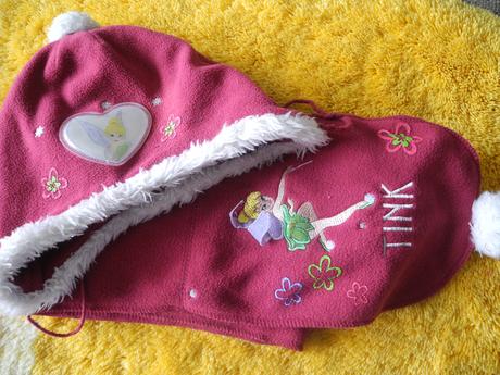 Fleesová čepice a šála, disney