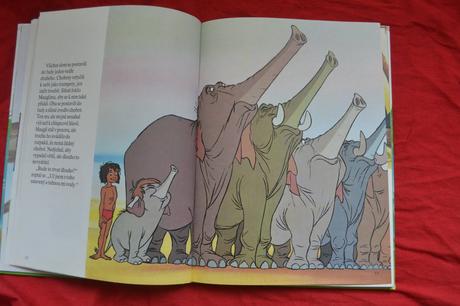 Retro kniha disney - kniha džunglí, 