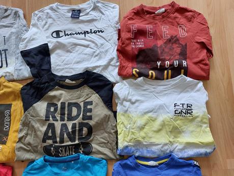 Sada, set triček s dlouhým rukávem, 140, 17ks, coccodrillo,140