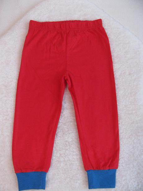 Pyžamové bavlněné kalhoty, 98