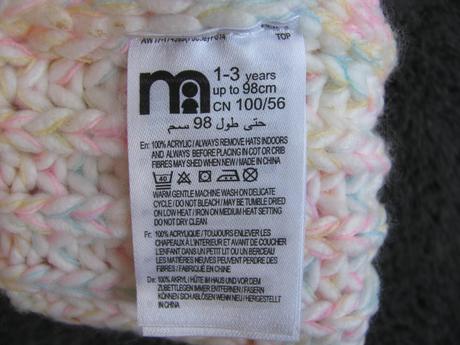 Pletená zimní čepice,kulich-vel.-6-12 měs., mothercare,80