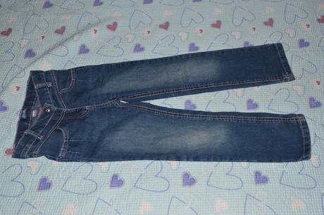 Džíny s vysokým sedem, výšivkou, regulace, lupilu,116