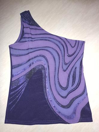 Fialový top pilot s, s