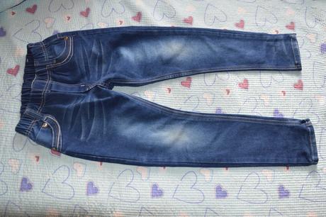 134 praktické elastické džíny rifle na gumu, 134