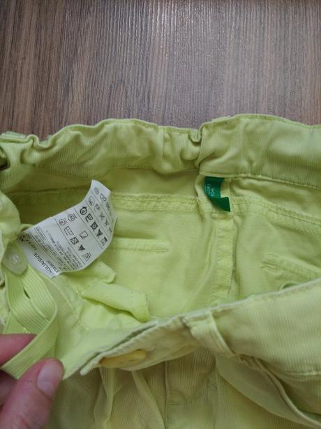 Strečové skinny kalhoty, benetton,146